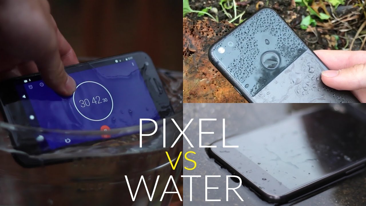 أختبارات الأنحناء والحرق وخدش الشاشه ومقاومة الماء للهاتف الرائد Google Pixel