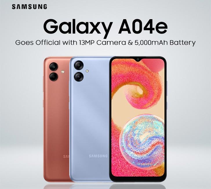 سامسونج تعلن رسمياً عن هواتف Galaxy A04 وGalaxy A04e