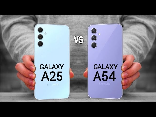 مقارنة Samsung Galaxy A25 وSamsung Galaxy A54