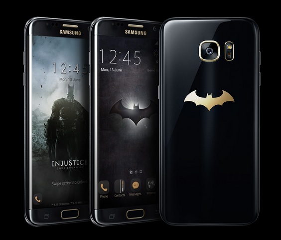 سامسونج تطلق نسخة البطل الخارق باتمان من هاتف Galaxy S7 edge Injustice Edition