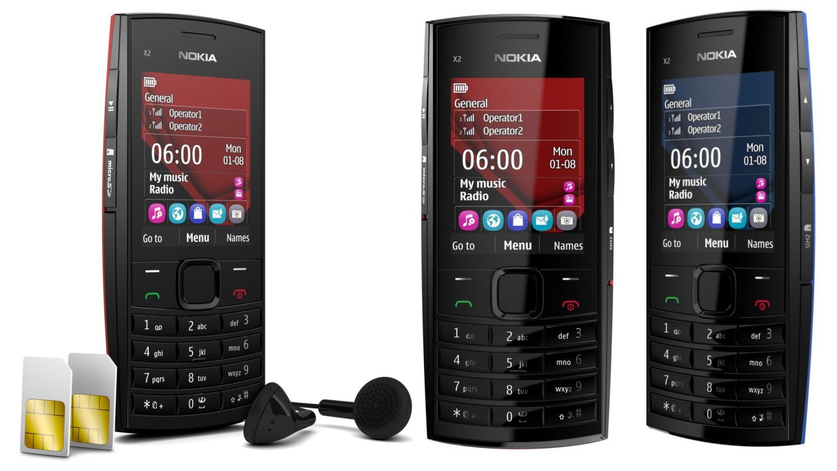 صور Nokia X2-02 - 2 line