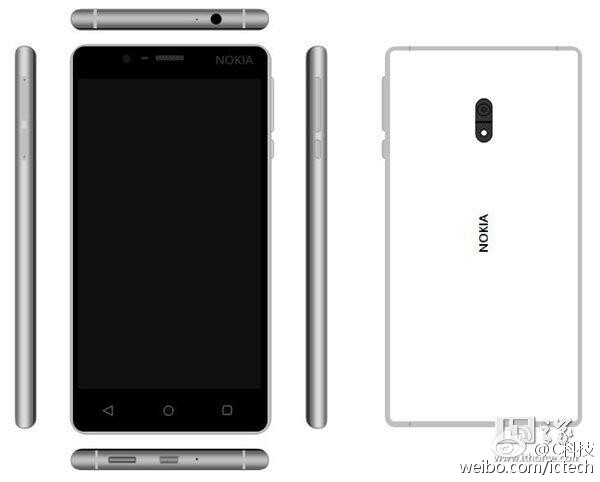 بالصور هاتف نوكيا القادم Nokia D1C بنظام تشغيل اندرويد نوجا ومعالج Snapdragon 430 و 3 جيجا رام