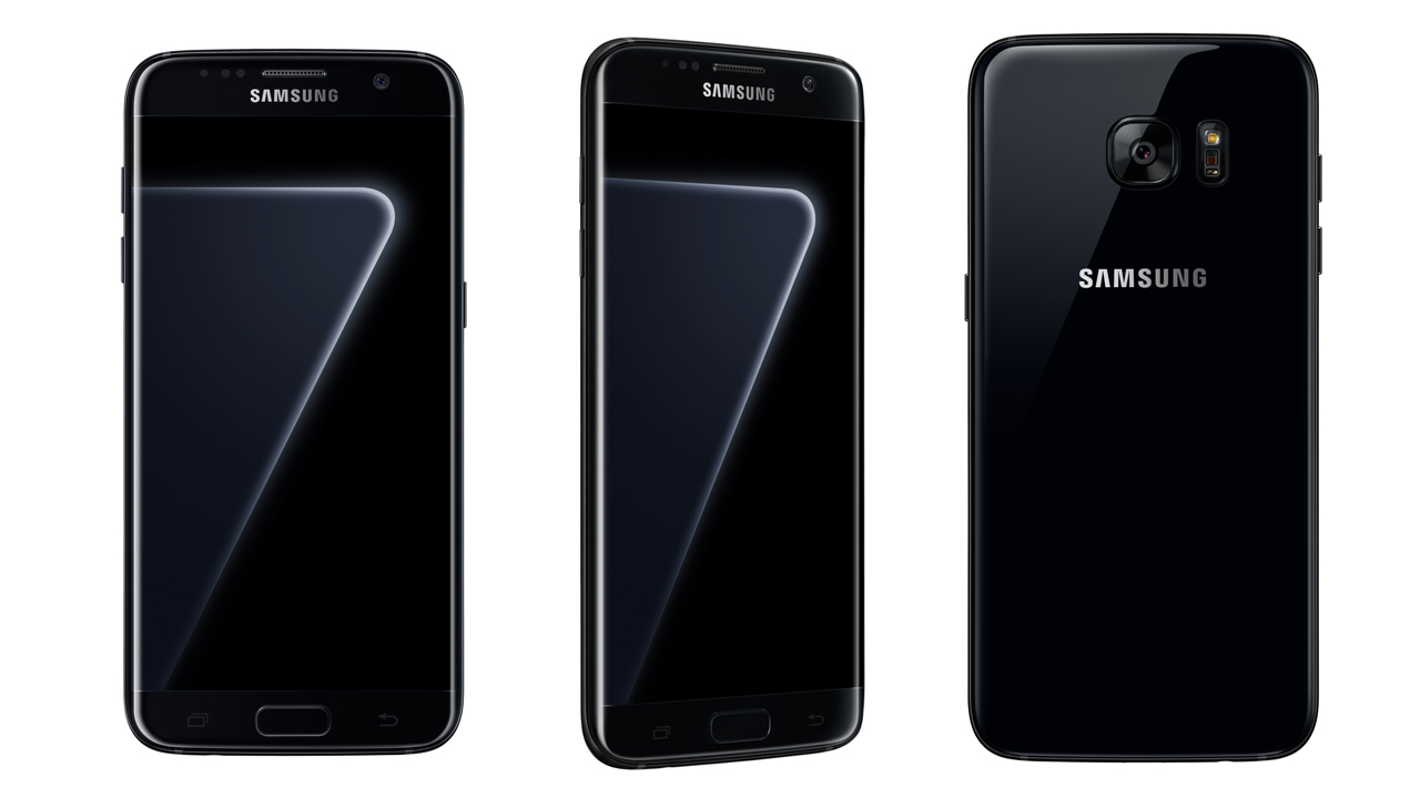 رسمياً اطلاق الهاتف الرائد Samsung Galaxy S7 edge باللون الأسود اللامع