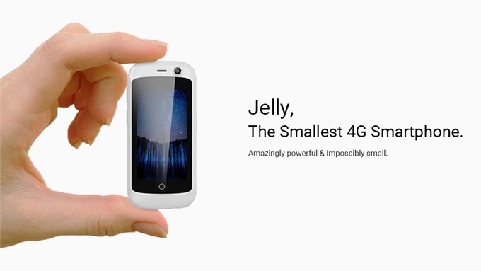 هاتف jelly أصغر هاتف فى العالم يدعم 4G وبطارية تصمد حتي 7 أيام بمواصفات رائعه وأندرويد 7.0 نوجا