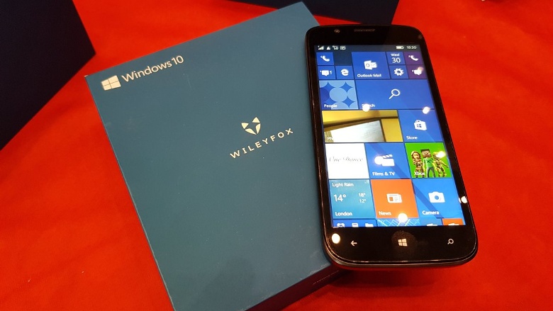 طرح هاتف Wileyfox Pro بنظام تشغيل ويندوز 10