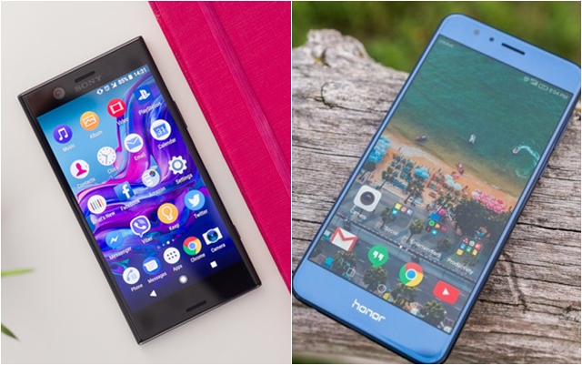 مقارنة بين هاتف Xperia XZ1 compact و هاتف Huawei Honor 8