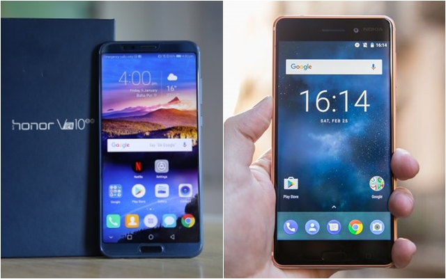 مقارنة بين هاتف Nokia 6 2018 وHonor View 10