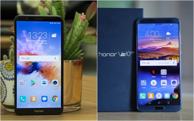 مقارنة بين هاتف Honor 7X و هاتف Honor View 10