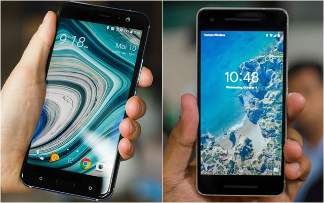 مقارنة بين هاتف HTC U11 و هاتف Google Pixel 2