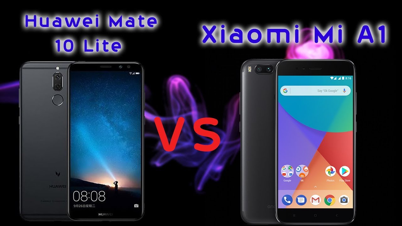 مقارنة هاتف Xiaomi Mi A1 و Huawei Mate 10 lite
