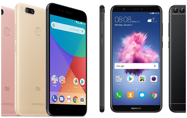مقارنة بين هاتف Huawei P Smart و هاتف Xiaomi Mi A1