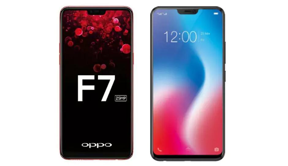 مقارنة بين الهاتفين Oppo F7 و Huawei Mate 10 Lite