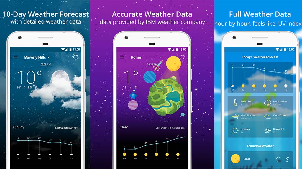 أفضل 5 تطبيقات لمعرفة حالة الطقس