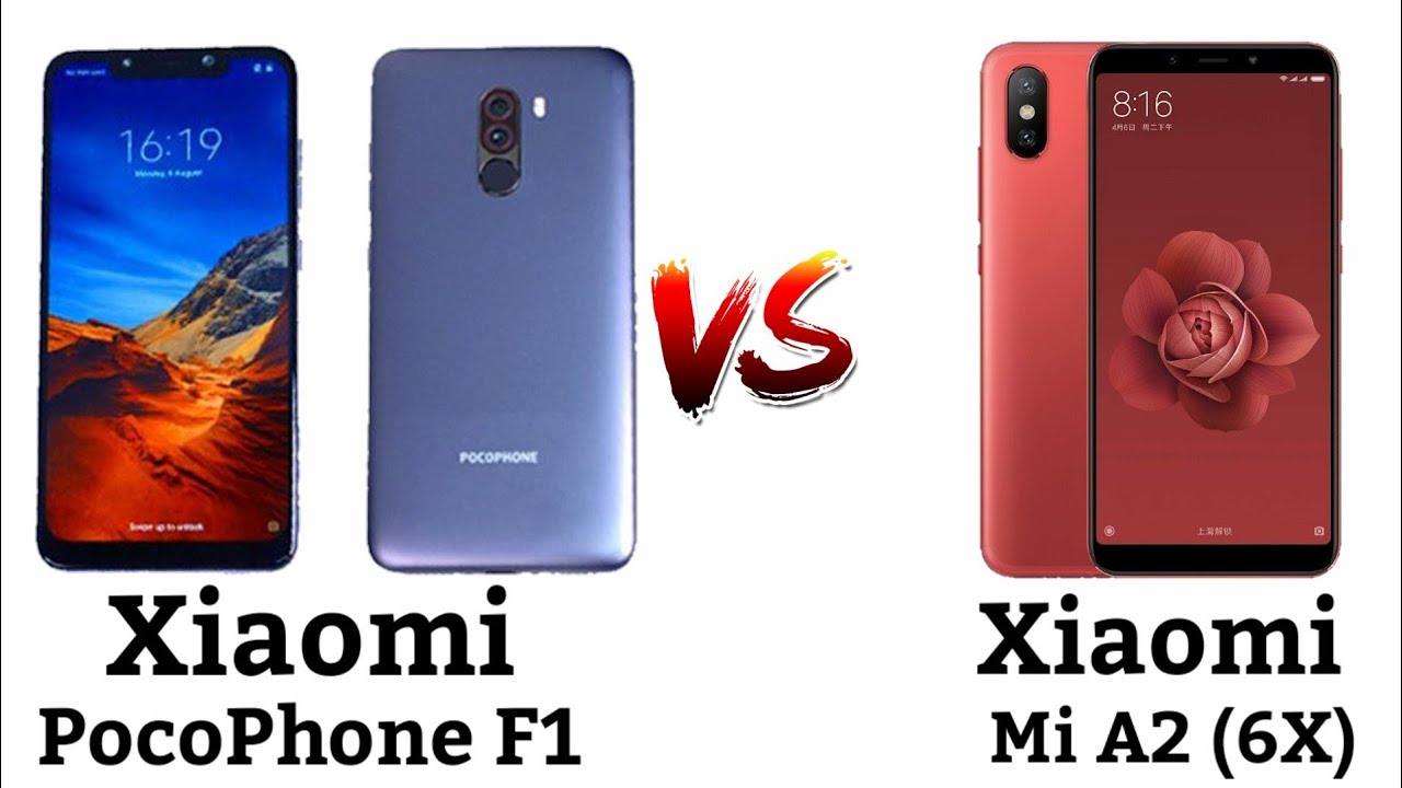 مقارنة بين Xiaomi Pocophone F1 و Xiaomi Mi A2