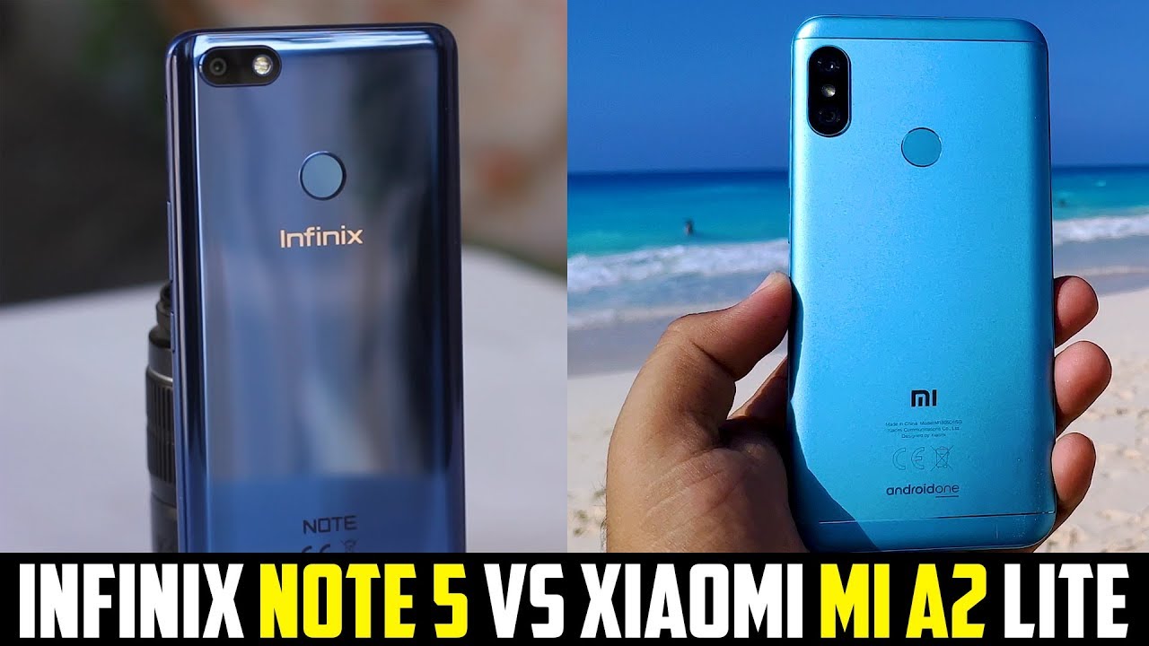 مقارنة بين Xiaomi Mi A2 Lite و infinix Note 5