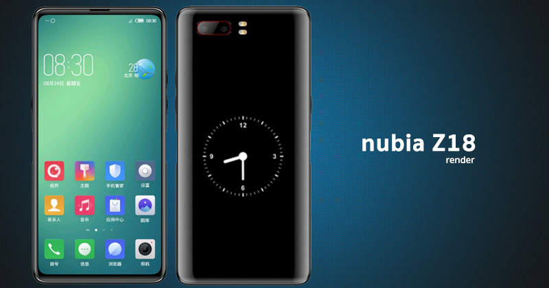تسريبات هاتف NUBIA Z18S المنتظر من ZTE والقادم بشاشتين
