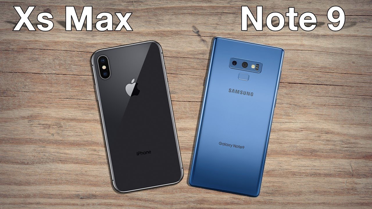 لقاء العمالقة مقارنة بين Samsung Galaxy Note9 و Iphone Xs Max