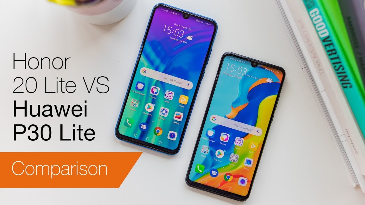 مقارنة هاتفي Huawei P30 Lite و Honor 20 Lite