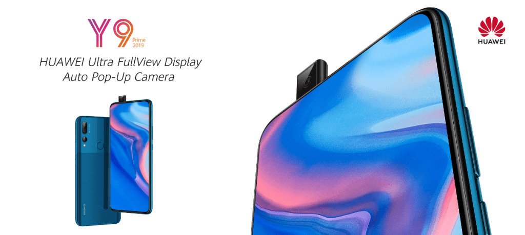 استعراض لأهم مواصفات هاتف Huawei ذو الكاميرا المنبثقة Y9 Prime 2019