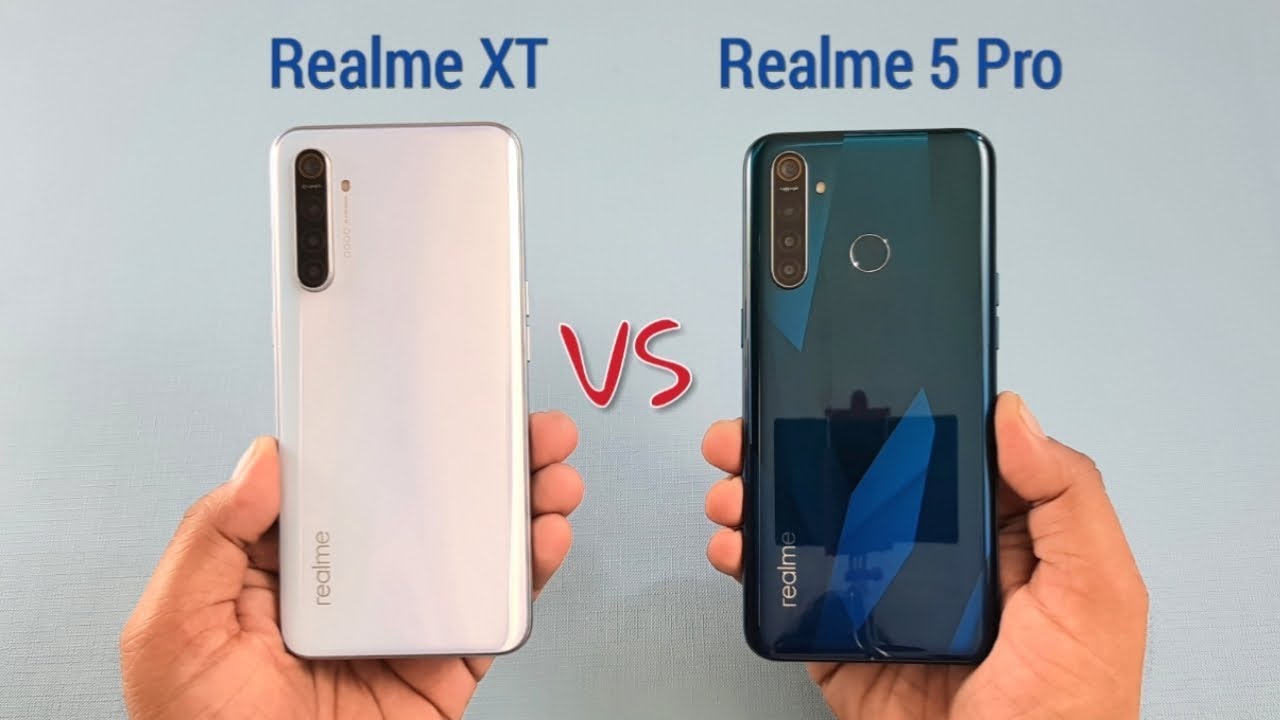 مقارنة Realme XT و Realme 5 Pro