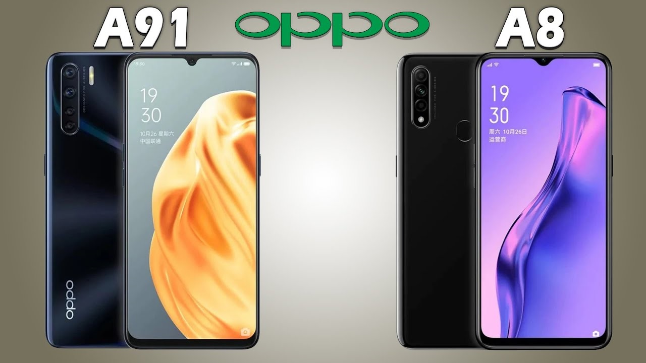 الاختلافات بين أحدث هواتف Oppo ... هاتفي Oppo A91 وOppo A8