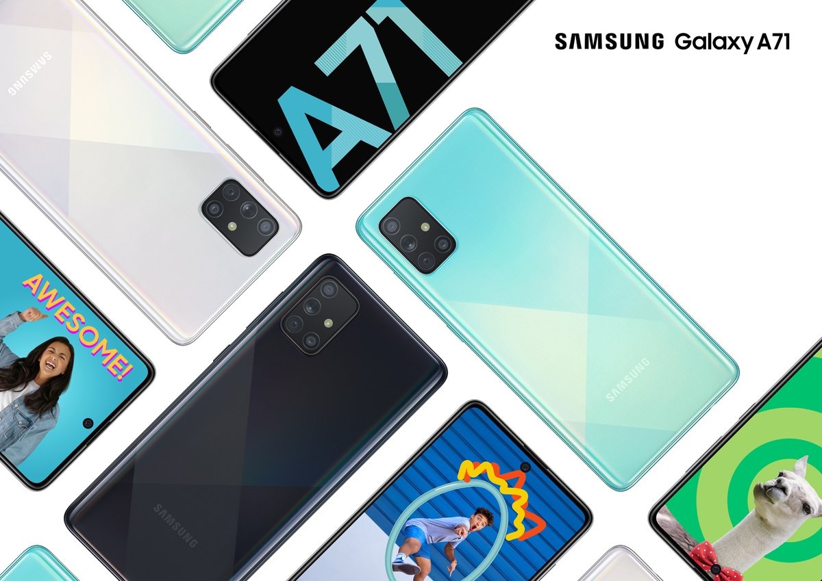 مراجعة مواصفات هاتف Samsung متوسط الفئة الجديد Samsung Galaxy A71