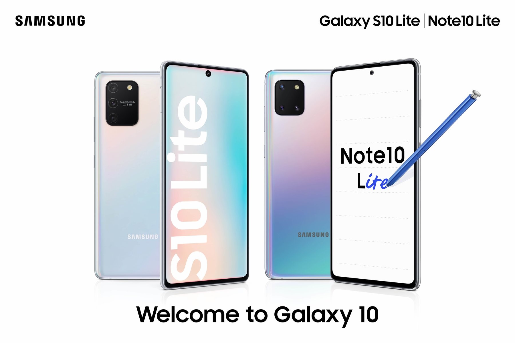 سامسونج تكشف رسميًا عن أحدث هواتفها Samsung Galaxy Note10 Lite وSamsung Galaxy S10 Lite