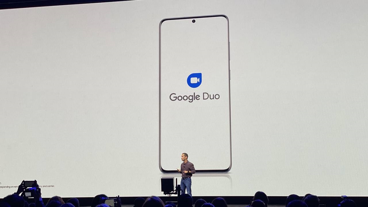 سامسونج تقدم هواتف Galaxy S20 بميزة التكامل مع تطبيق جوجل Duo
