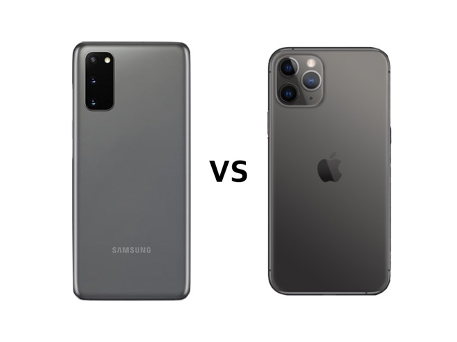 أيهما أقوى iPhone 11 Pro  أم Samsung S20