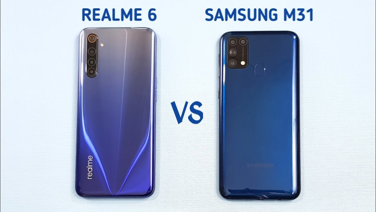 أيهما أفضل: Samsung M31 أم Realme 6