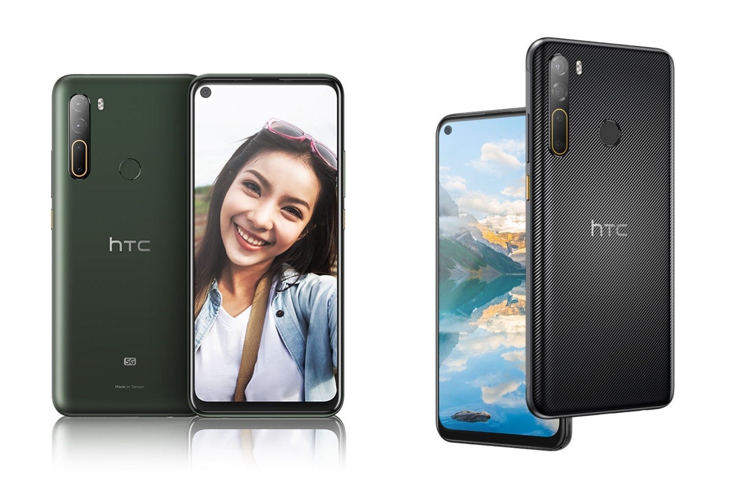 الكشف رسميًا عن هاتفي HTC Desire 20 Pro وHTC U20 5G