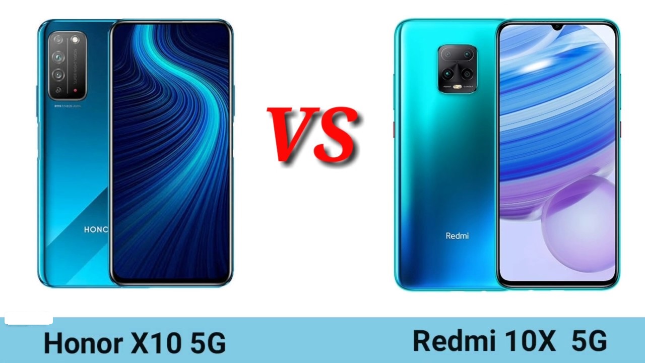 المقارنة الكاملة بين هاتف Honor X10 وRedmi 10X