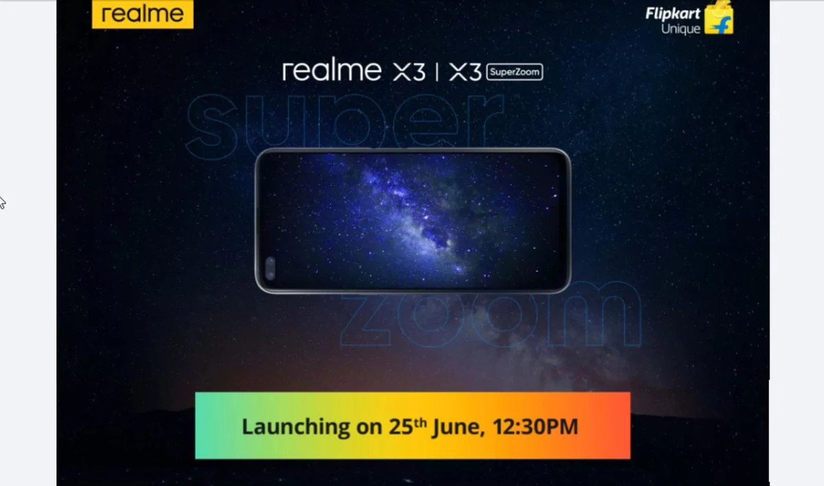 الاستعداد للكشف عن Realme X3 SuperZoom وRealme X3 في الهند 25 يونيو الجاري