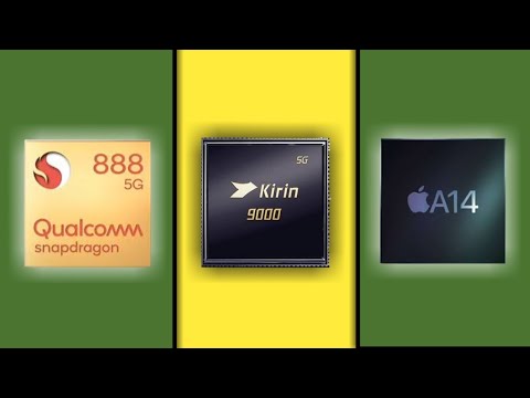 مواجهة معالجات Snapdragon 888 و Apple A14 و Kirin 9000