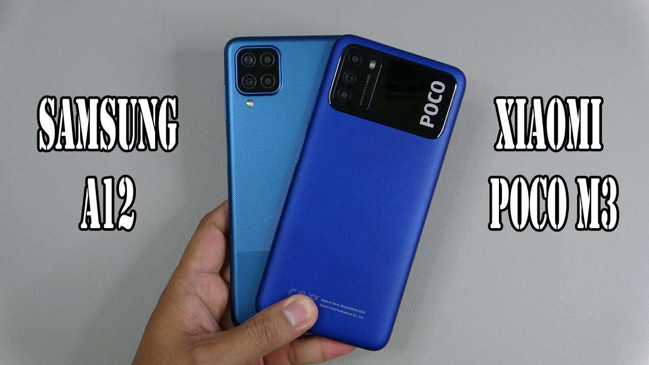 مقارنة بين Xiaomi Poco M3 وSamsung Galaxy A12
