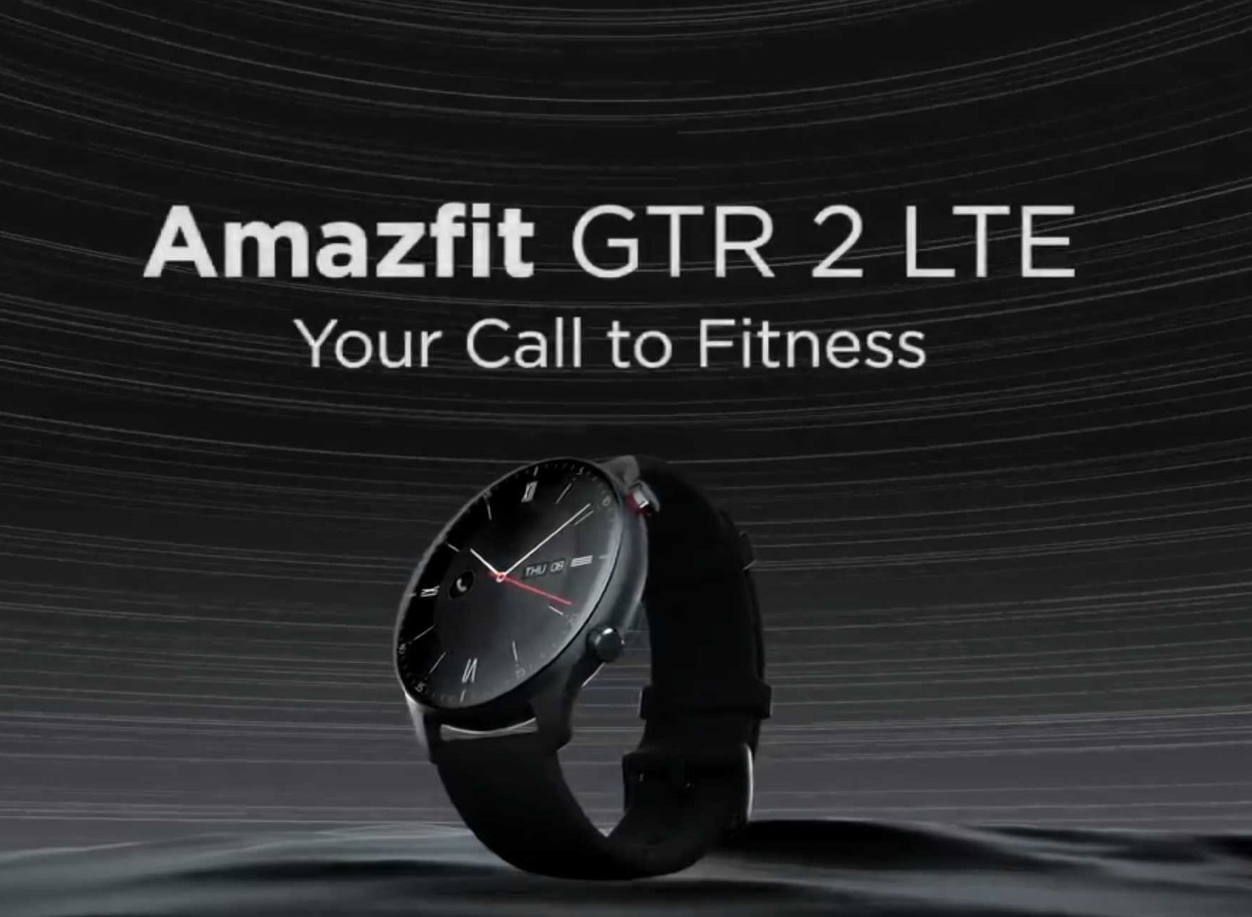 الإعلان الرسمي عن ساعة Amazfit GTR2 LTE