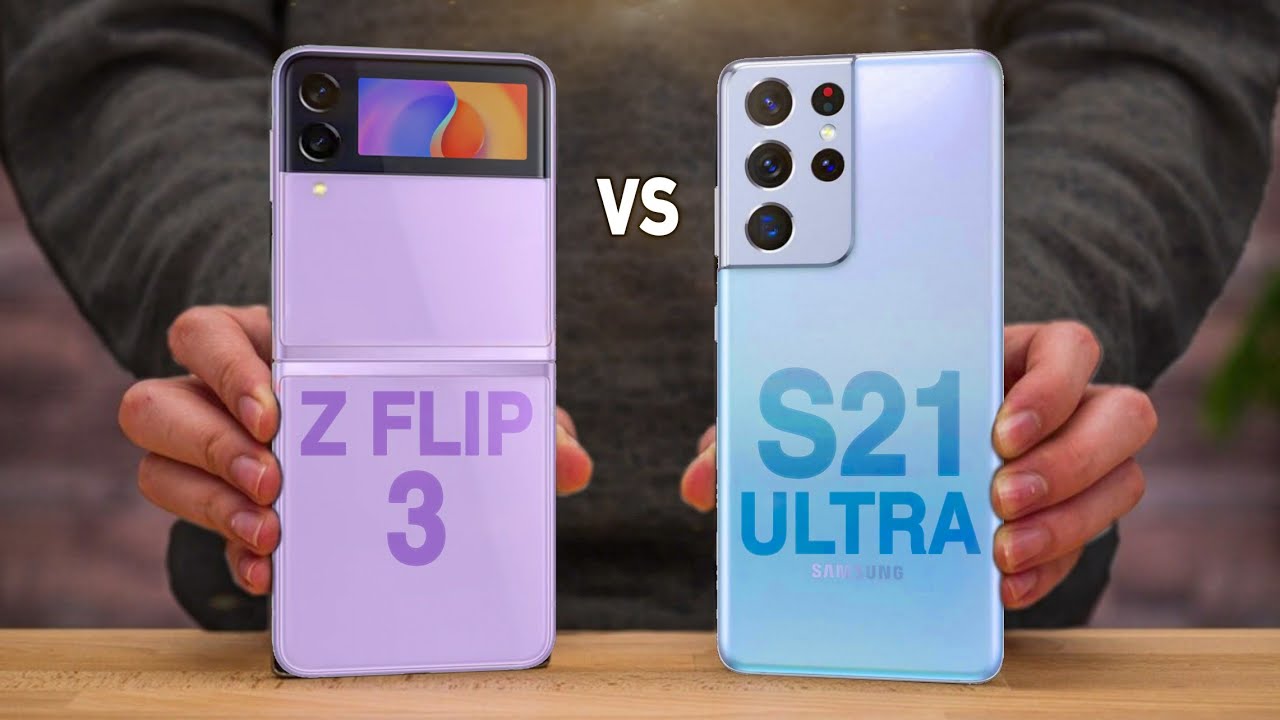 رغم الفارق ، يمكننا المقارنة بين هاتفي Samsung Galaxy S21 Ultra و Samsung Galaxy Z Flip3، أيهما أفضل؟