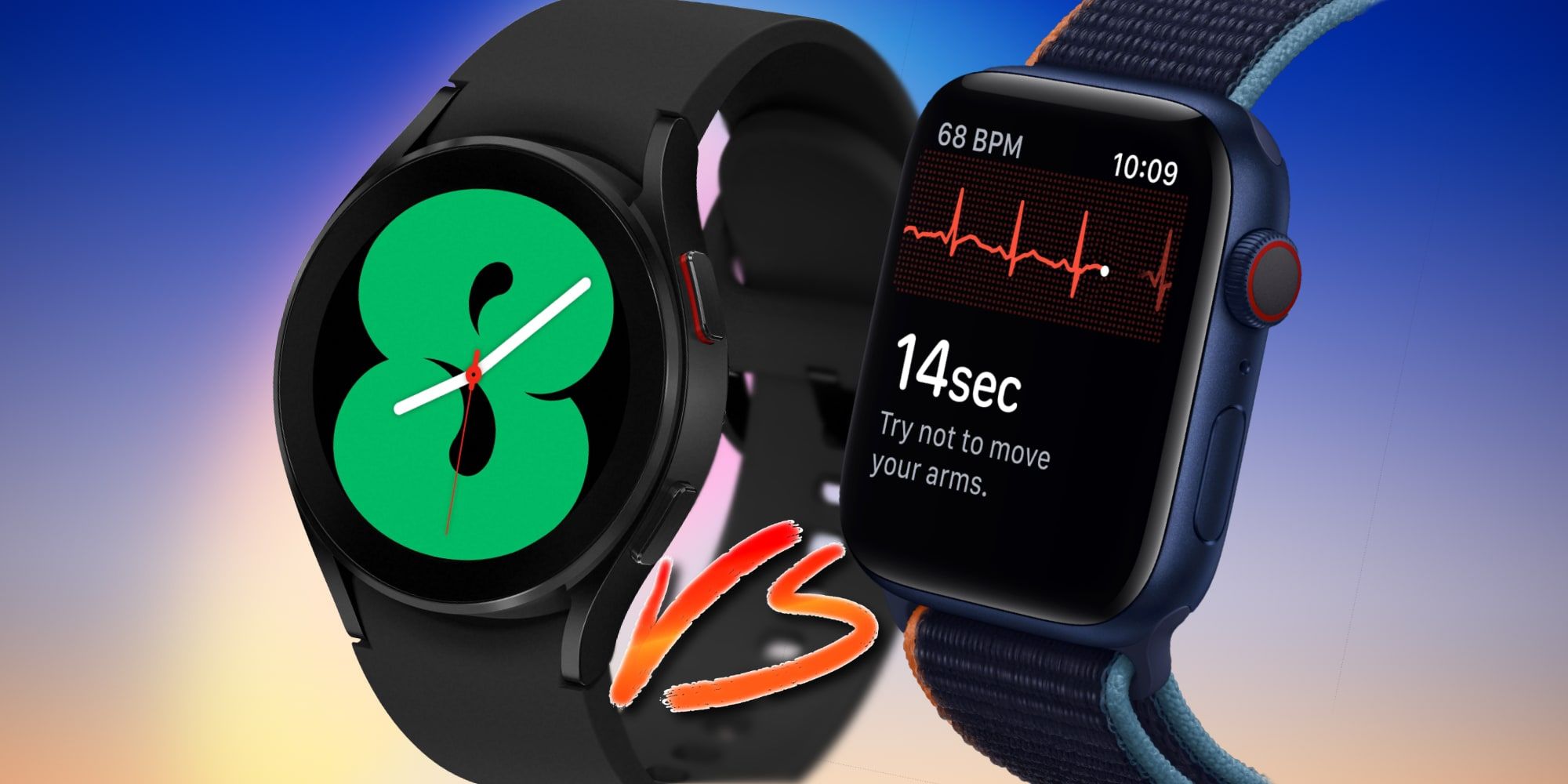 مقارنة بين Apple Watch S 6 و Samsung Watch4