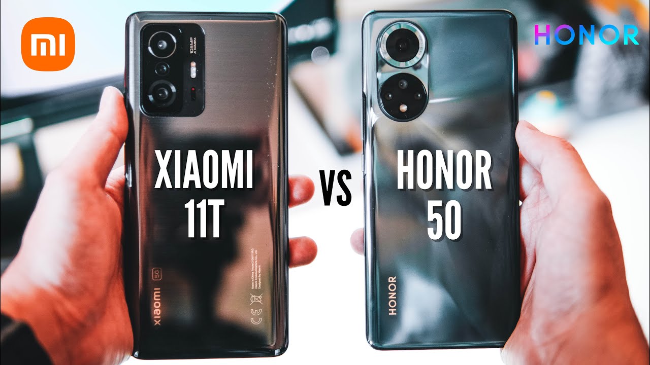 إليكم المقارنة الكاملة بين هاتفي Xiaomi 11T و Honor 50