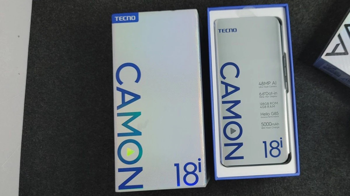 الإعلان عن هاتف Tecno Camon 18i بثلاث كاميرات وبطارية 5000 مللي أمبير