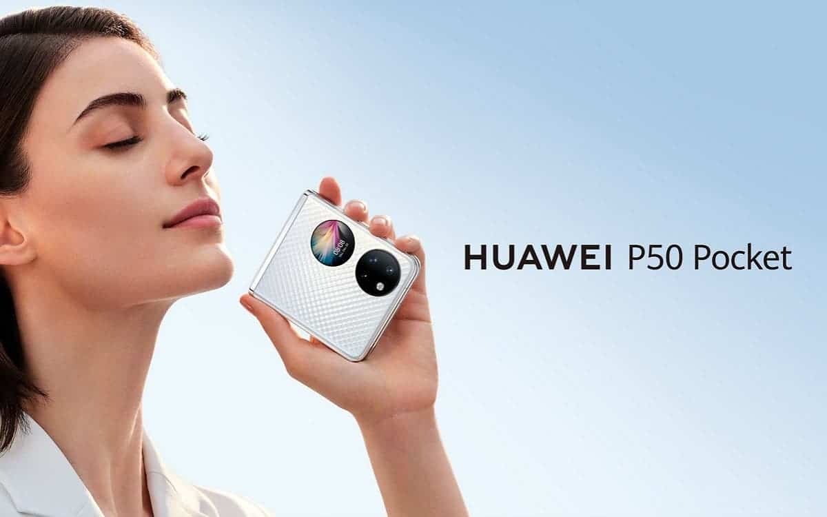 الكشف رسميًا عن أول هواتف هواوي القابلة للطي الرأسي Huawei P50 Pocket