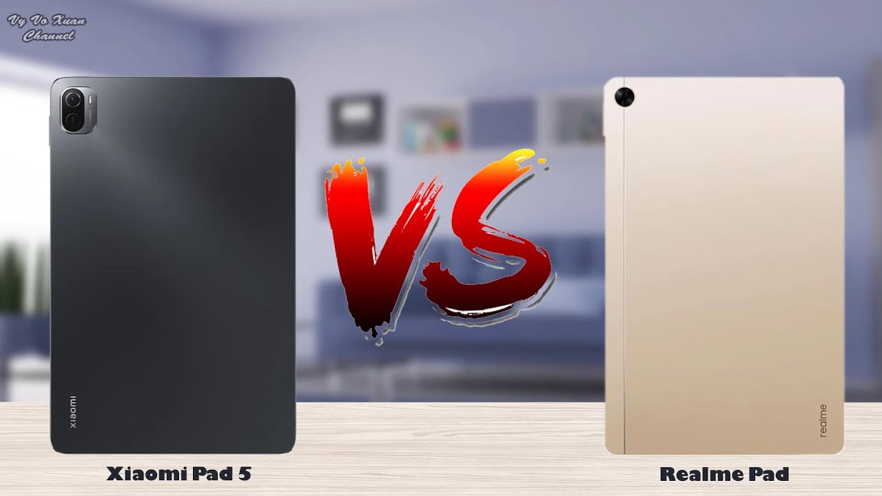 مقارنة مواصفات أجهزة تابلت Realme Pad وXiaomi Pad 5