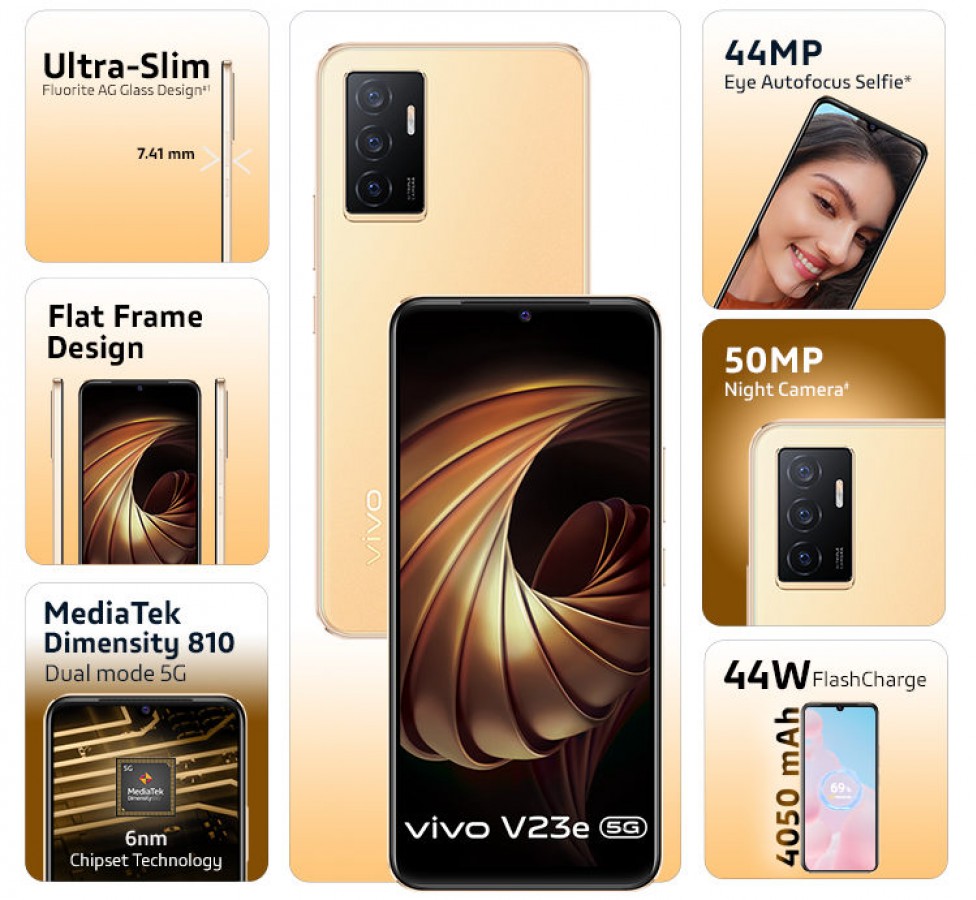  إعلان شركة فيفو عن هاتف vivo V23e 5G في الهند