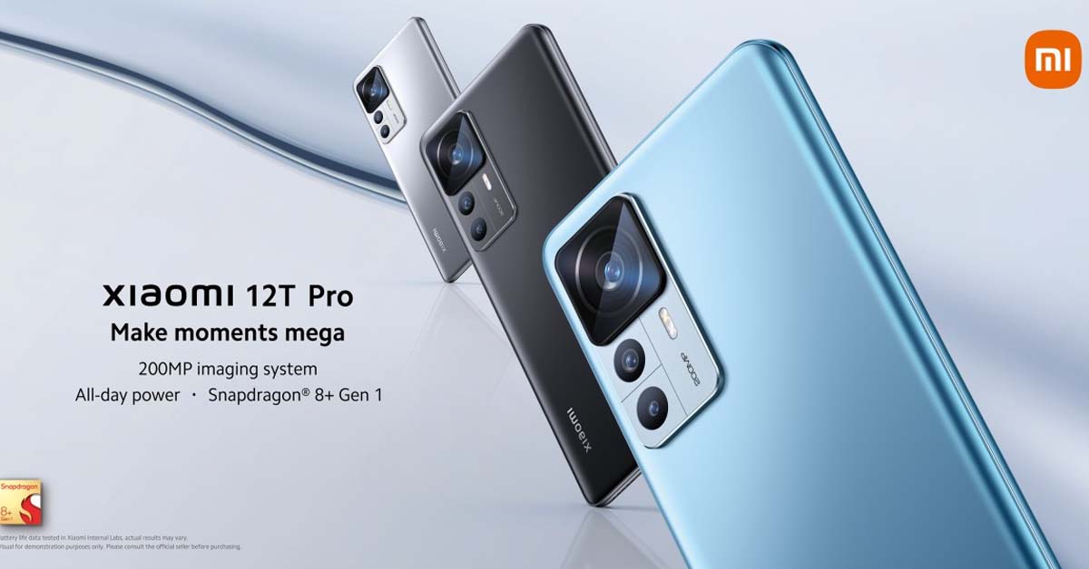 شاومي تطلق هاتف Xiaomi 12T Pro بمستشعر 200 ميجا بيكسل