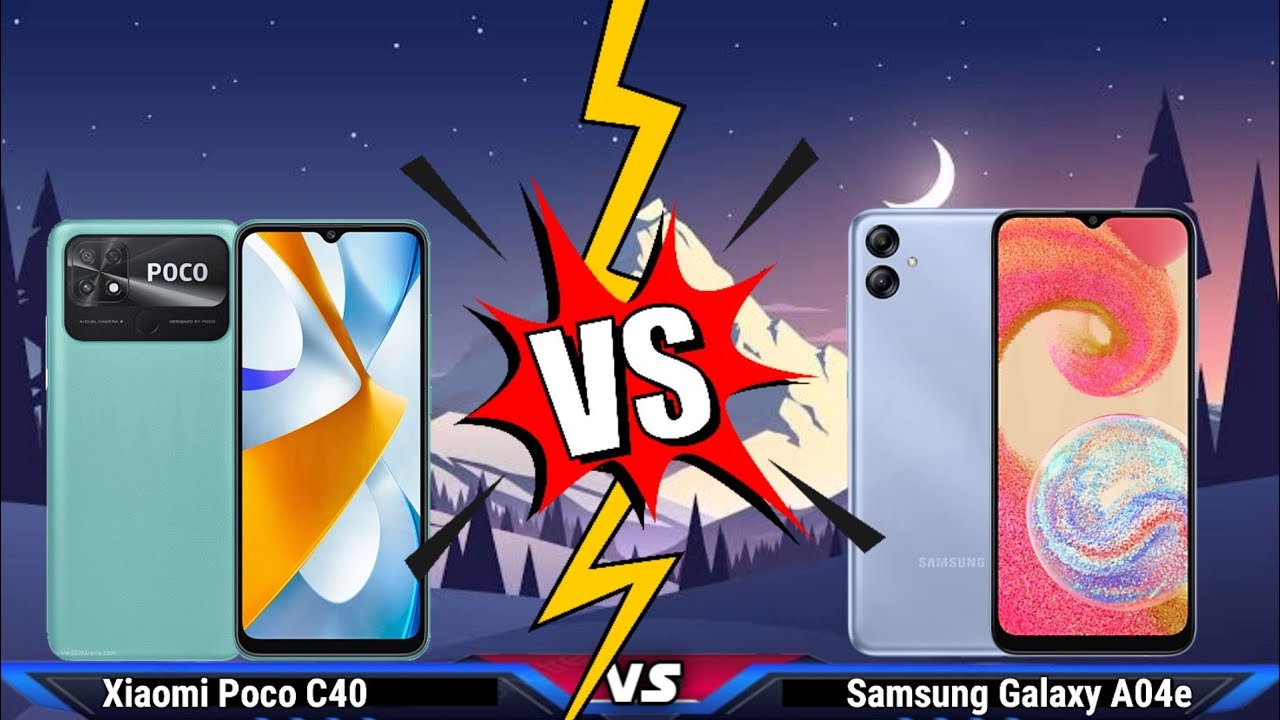 تشتري Xiaomi Poco C40 ولا Samsung Galaxy A04e؟