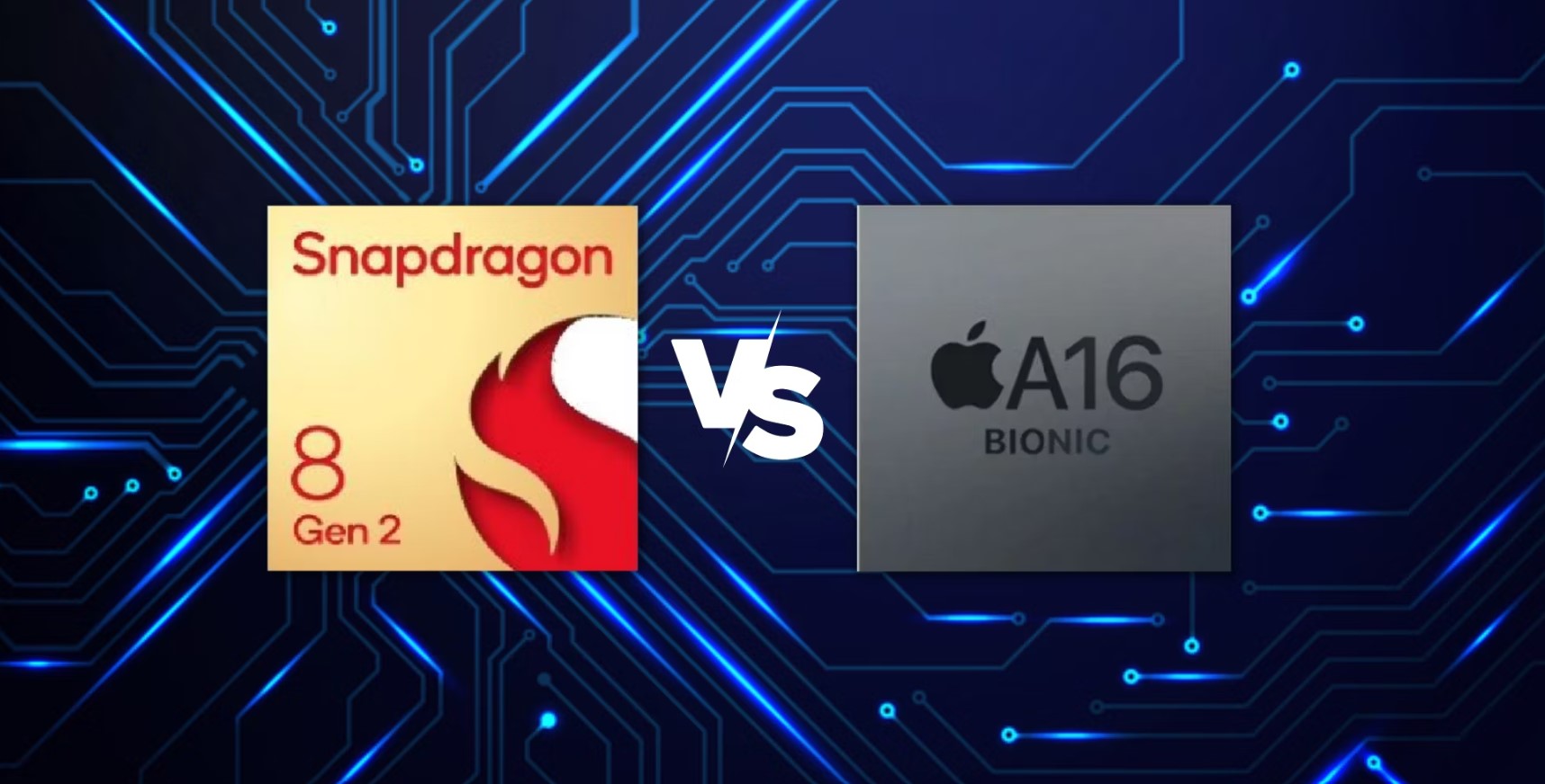 مقارنة بين Apple A16 Bionic و SD 8 Gen 2، أيهما أفضل معالج هاتف رائد لعام 2023؟