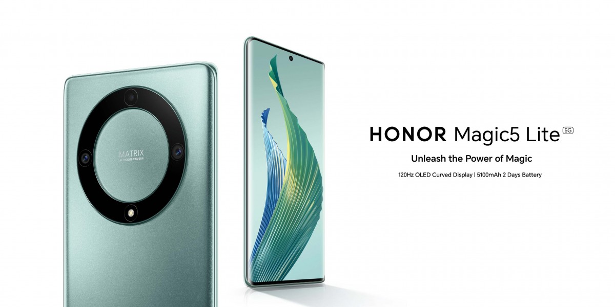 الكشف رسميًا عن هاتف هونور الجديد Honor Magic5 Lite