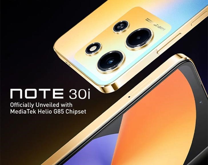 الإعلان الرسمي عن هاتف Infinix Note 30i بمعالج Helio G85
