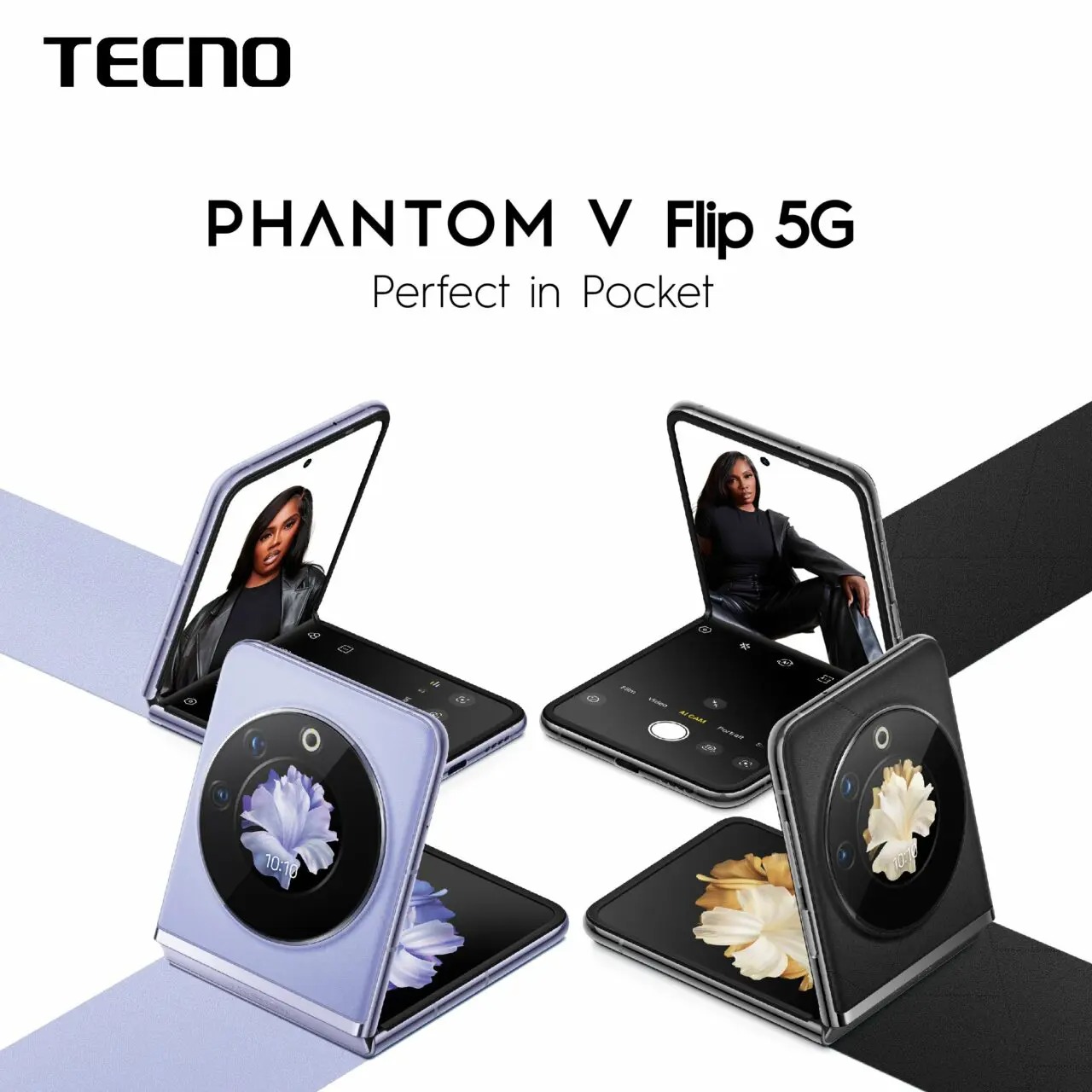 المراجعة الكاملة لهاتف تكنو القابل للطي Tecno Phantom V Flip