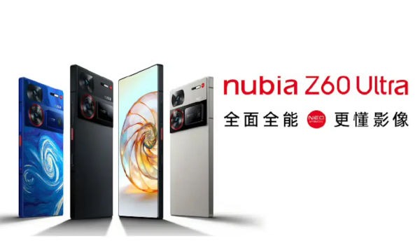 الكشف رسميًا عن هاتف Nubia Z60 Ultra بكاميرا خلفية استثنائية